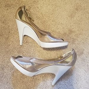 BCBGirls Shoes - BCBGirls Gold Pumps BCBGirls Shoes - BCBGirls Gold Pumps